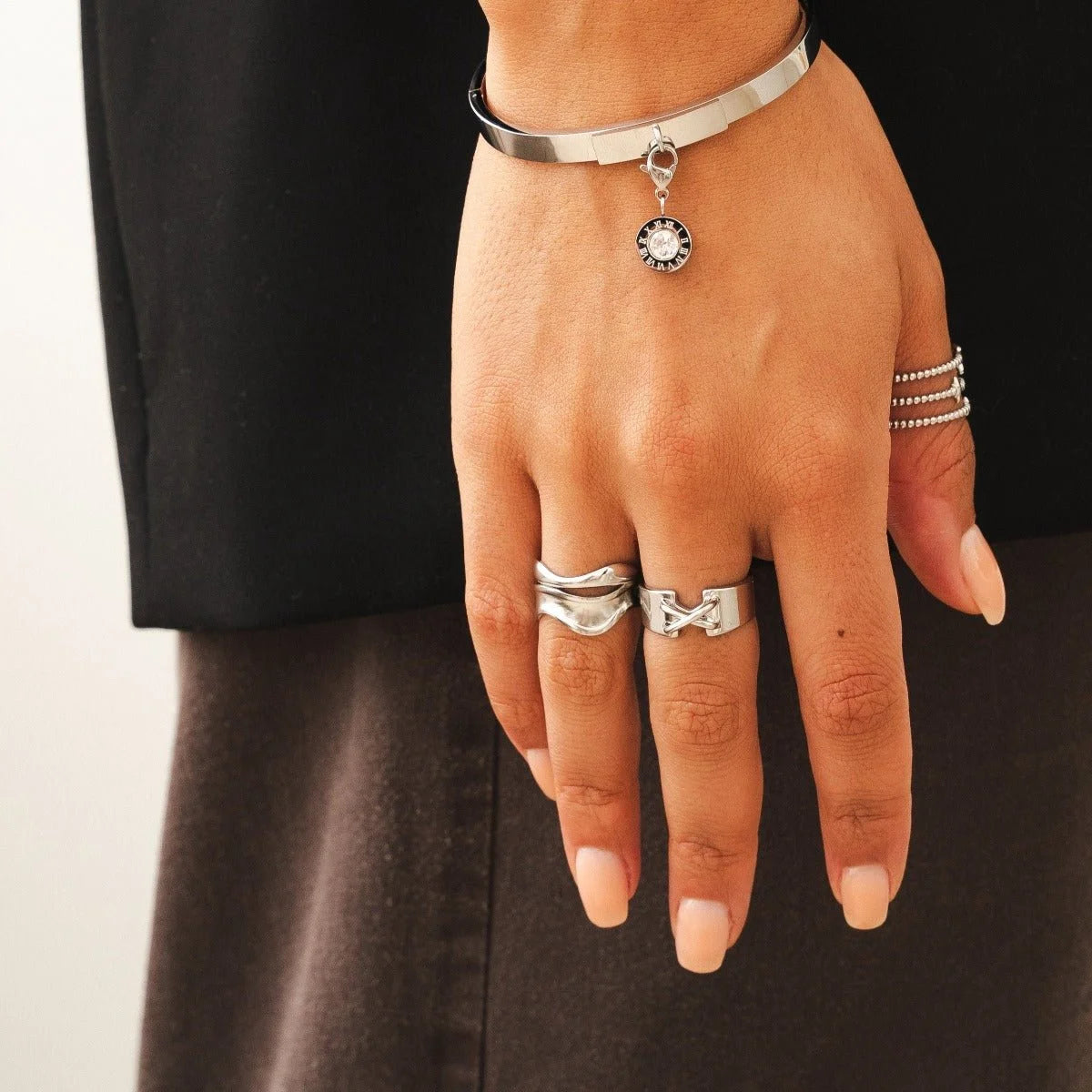 Anel Divine Corset Prata Lenogue / 14