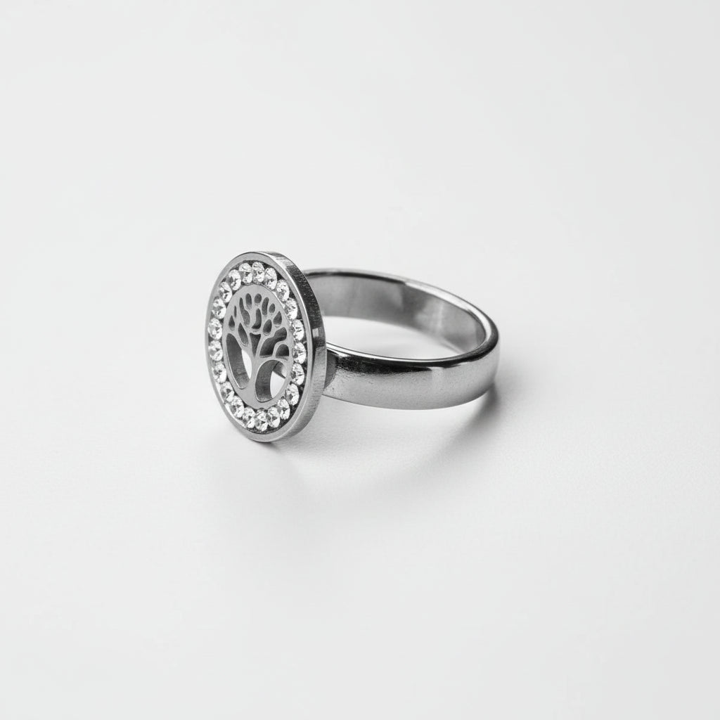 Anel Imperial árvore da Vida Prata Lenogue / 14