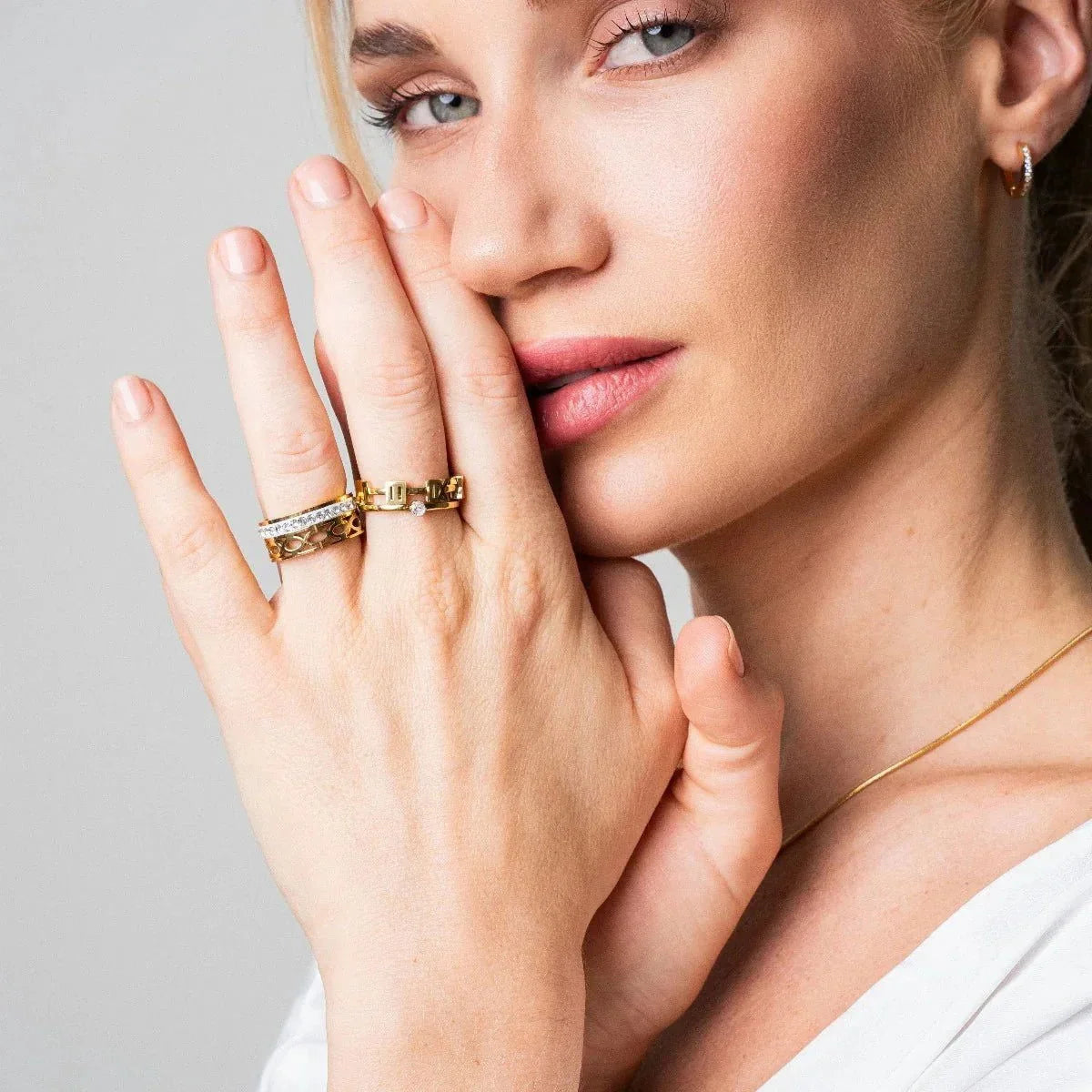 Anel Noble Mosaico Lenogue