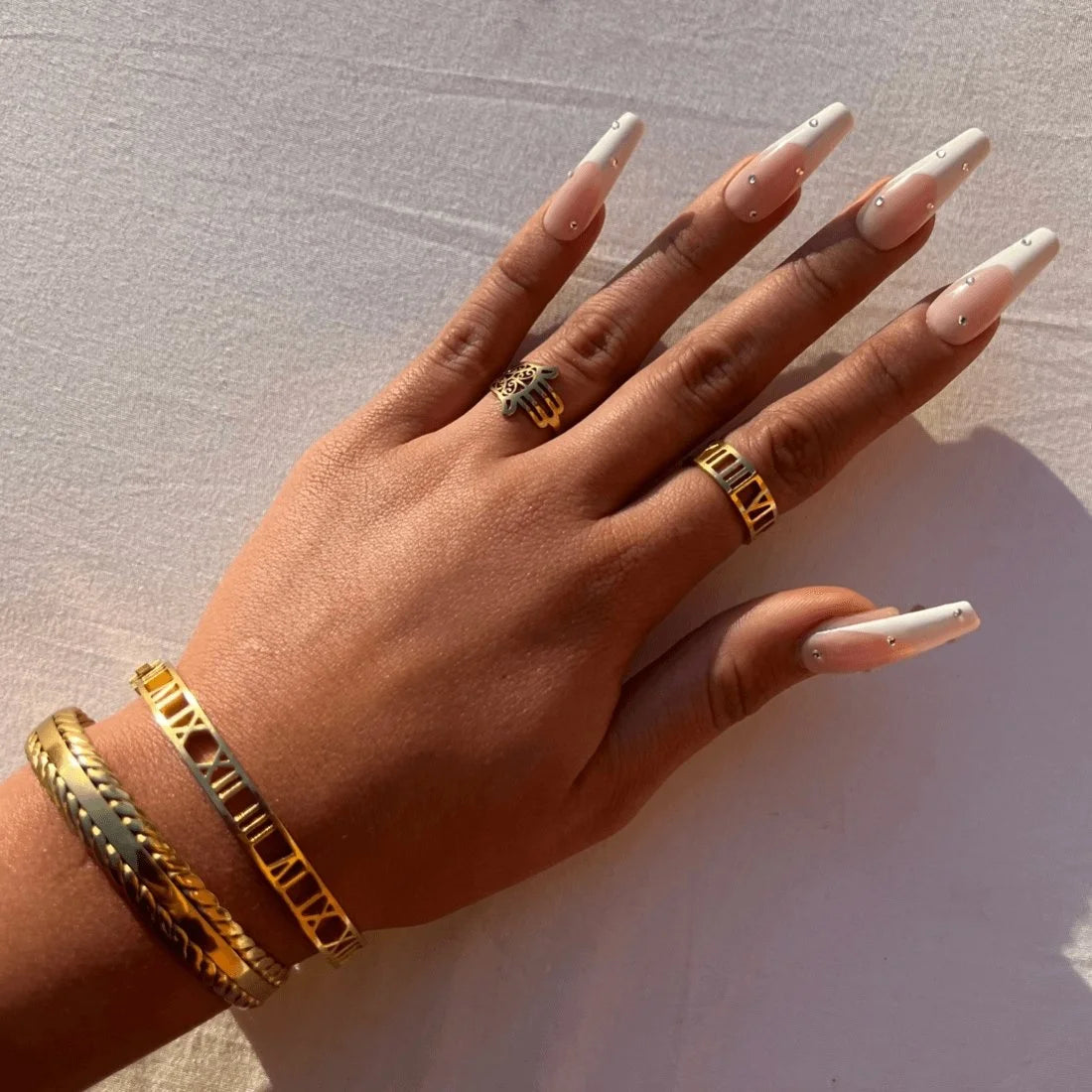 Anel Noble Numeral Romanos Lenogue