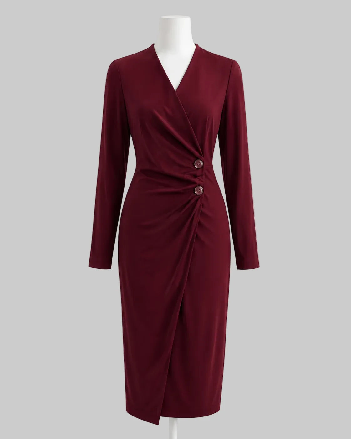Blazer Longo Midi Open Front Decote v Manga Longa Chic Lenogue