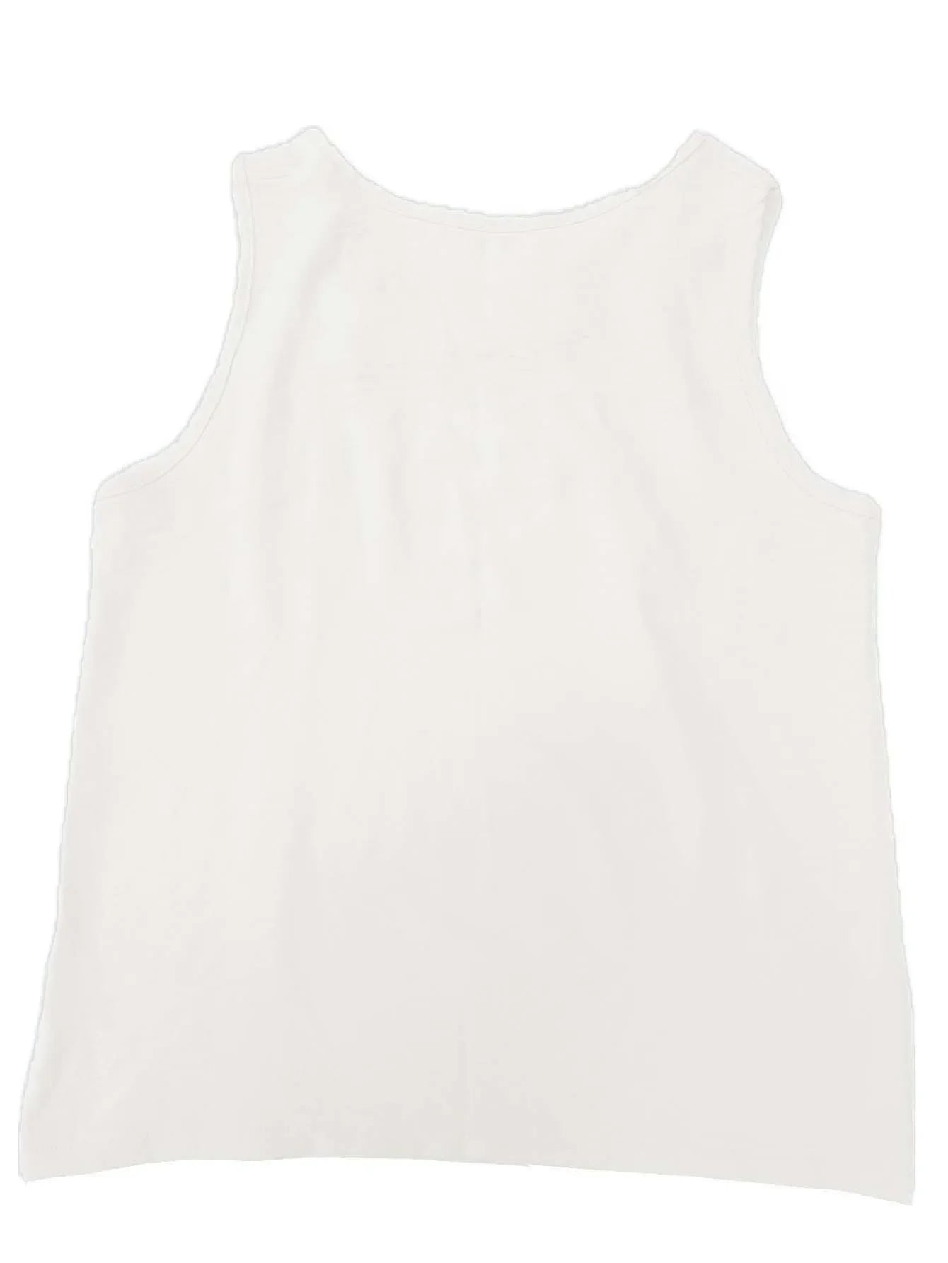 Blusa Casual Regata com Gola Assimétrica Lenogue