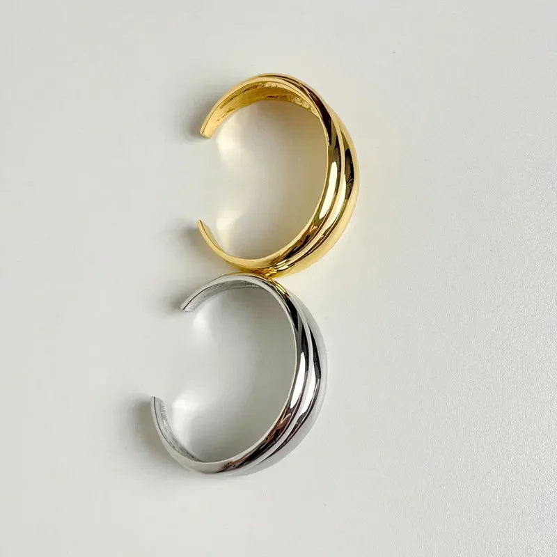 Bracelete Luxurious Metal Duplo Largo Design Vintage Lenogue