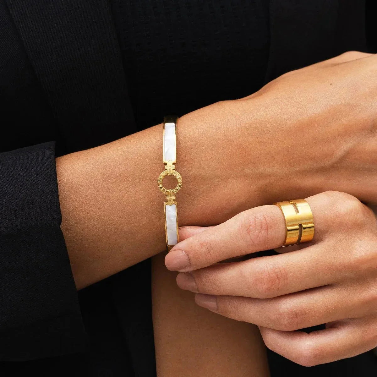 Bracelete Noble Aura Lenogue Ouro