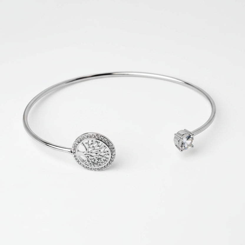 Bracelete Royal árvore da Vida Prata Lenogue