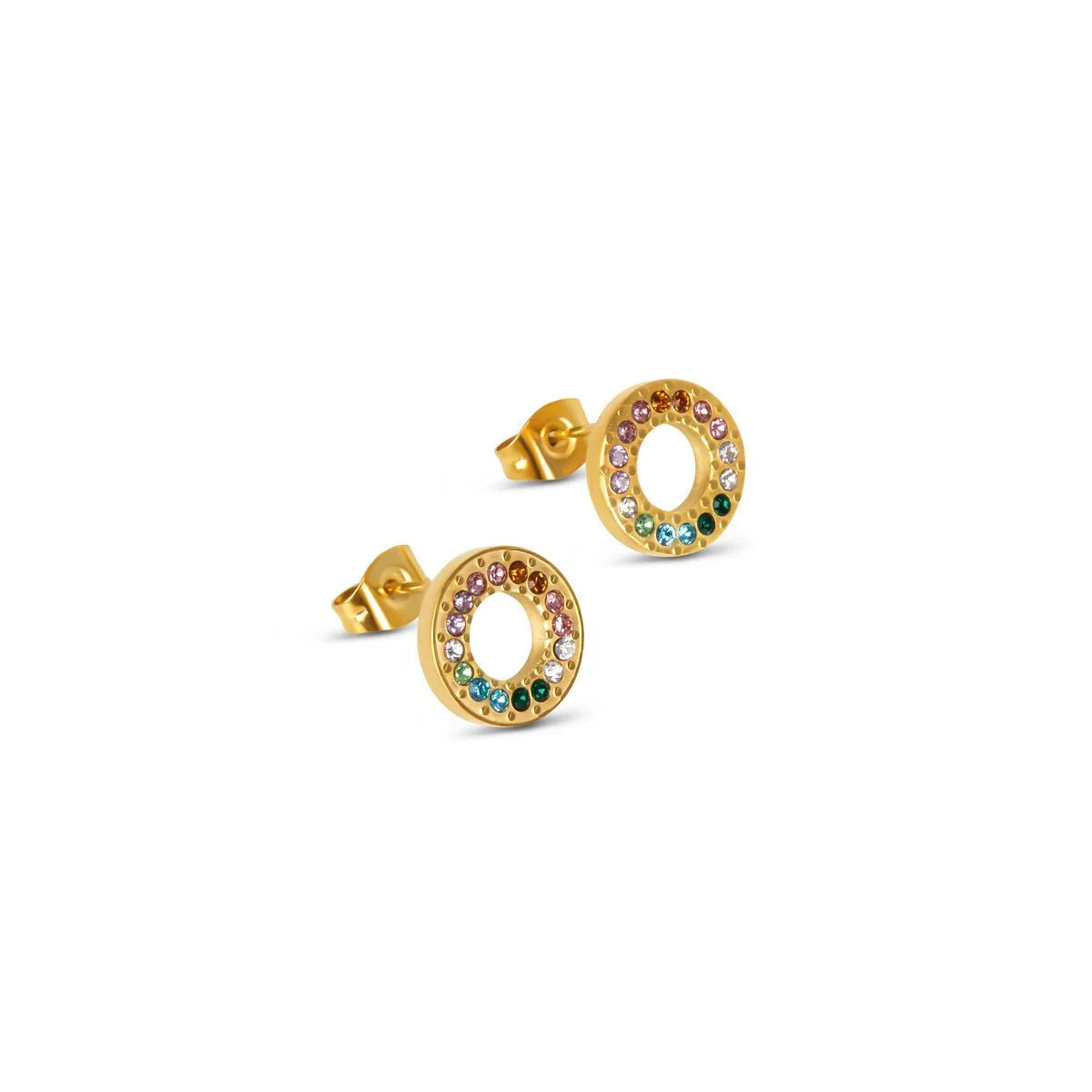 Brinco Noble Rainbow Lenogue Ouro