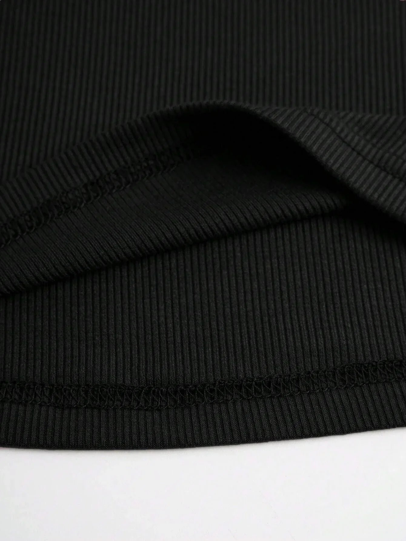 Camiseta de Malha com Elastano Recorte Vazado Lenogue