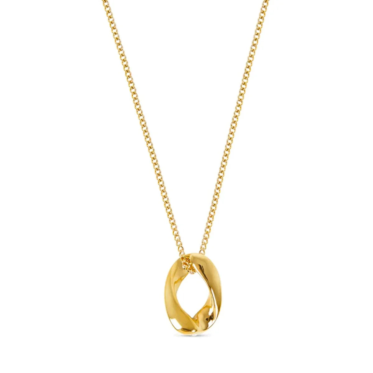 Colar Noble Pingente Elo Lenogue Ouro