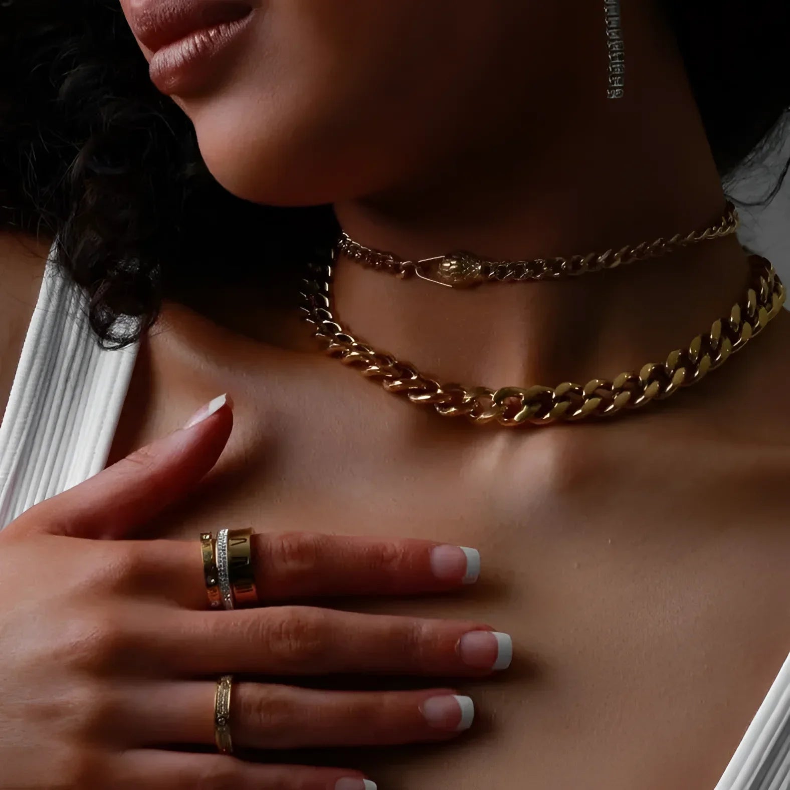 Colar Radiant Choker Serpente Lenogue Ouro