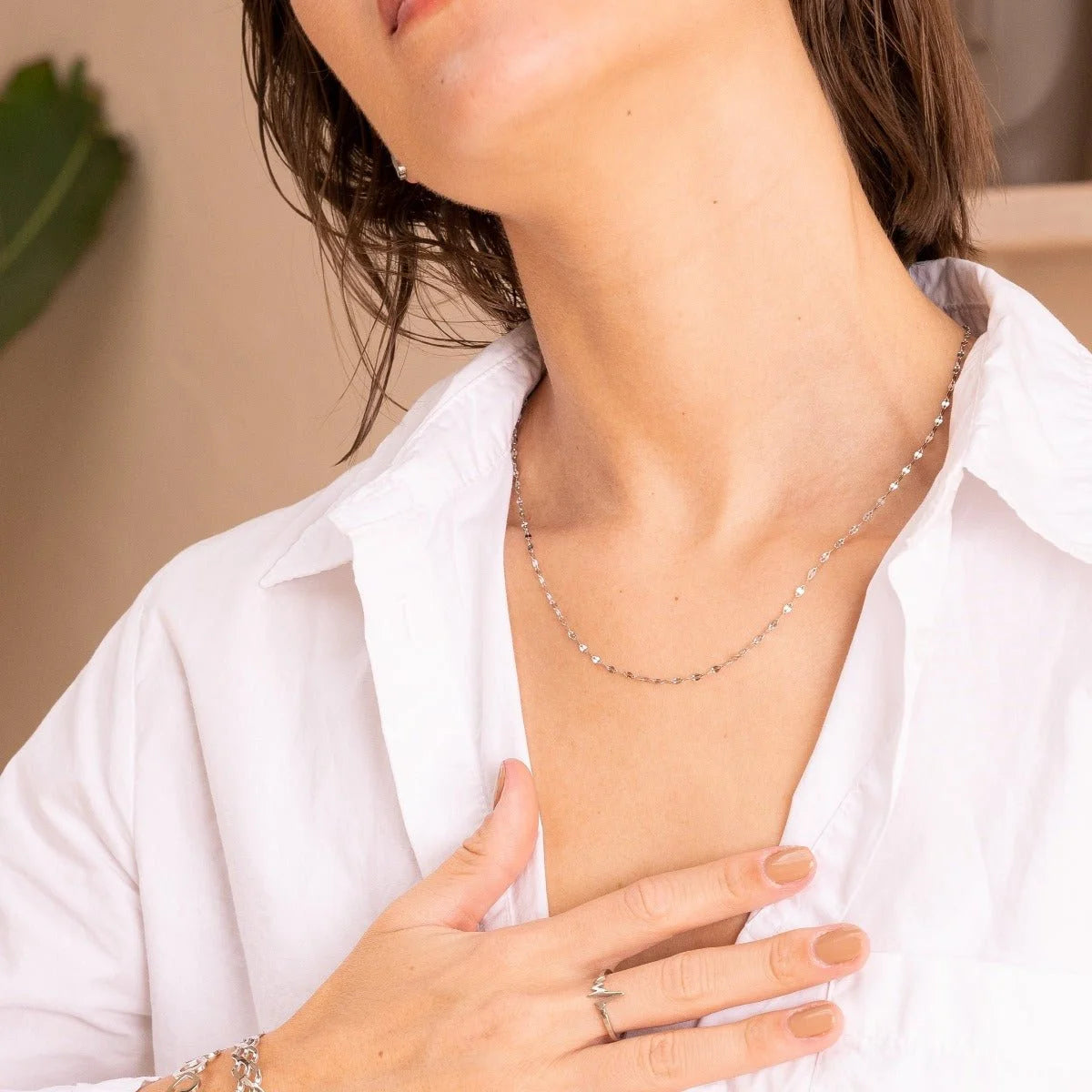 Colar Royal Corrente Destiny Prata Lenogue 45cm