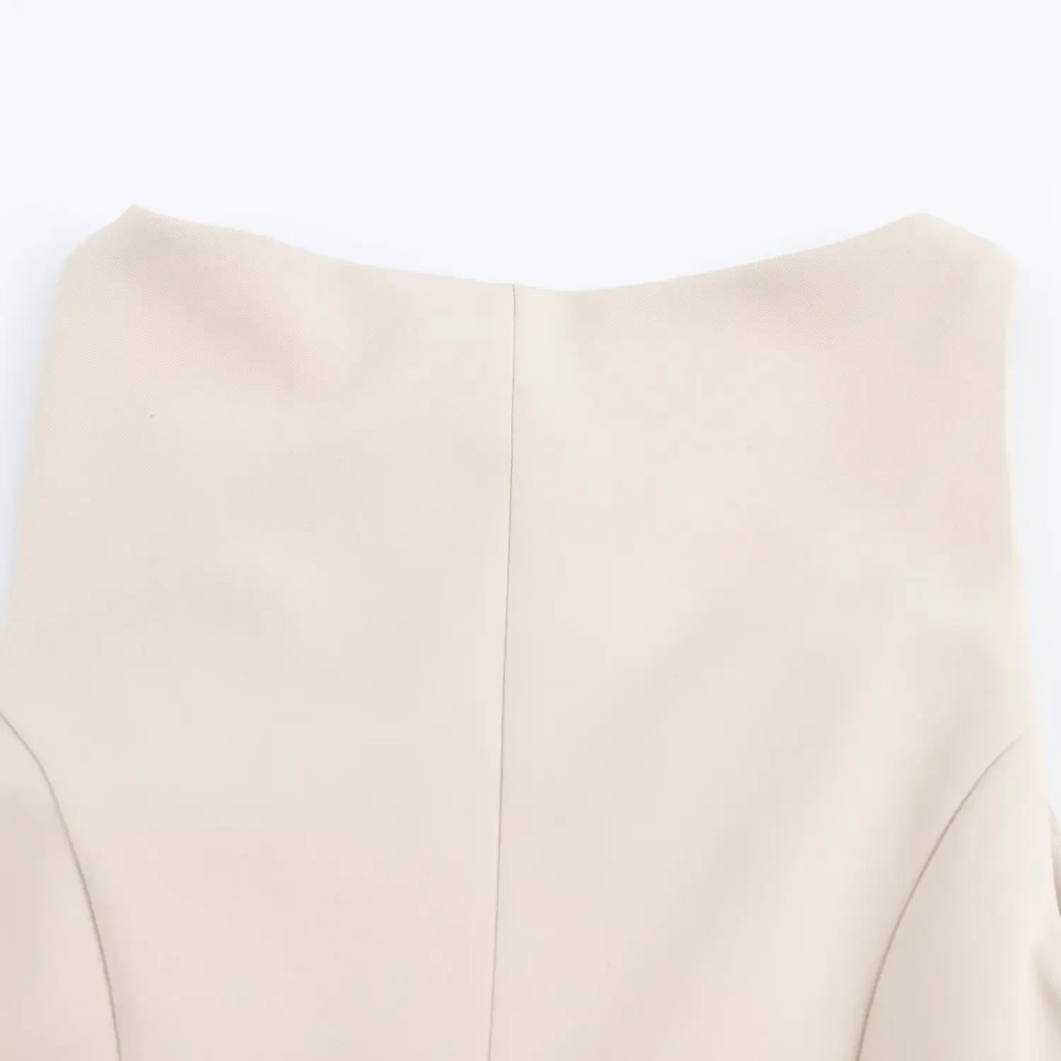 Conjunto Blusa sem Mangas Gola Redonda e Vestido Curto com Cinto Lenogue