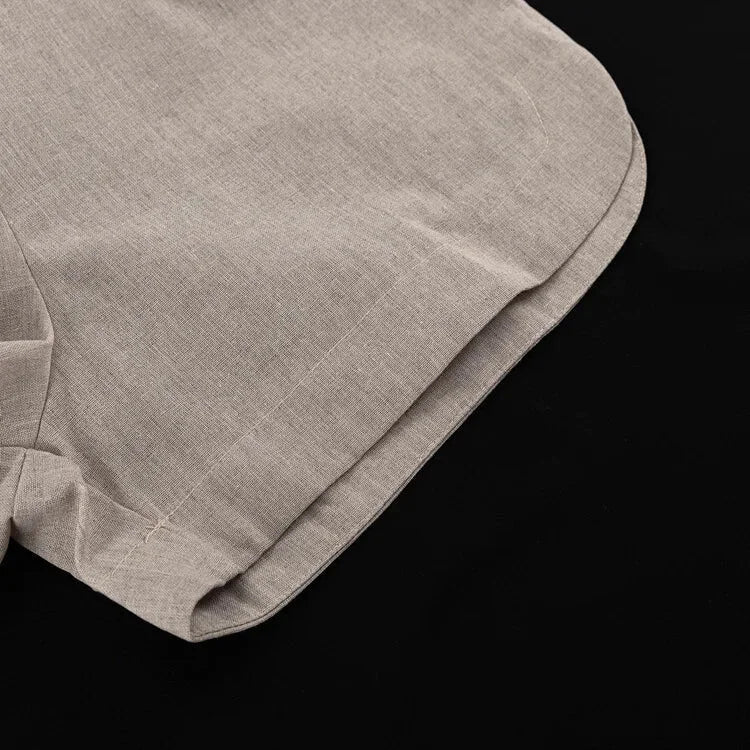 Conjunto Cardigã Top e Shorts de Poliéster Cintura Elástica Lenogue