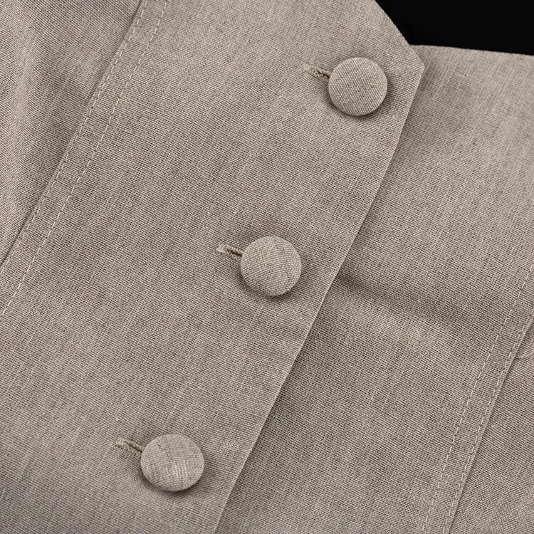 Conjunto Cardigã Top e Shorts de Poliéster Cintura Elástica Lenogue