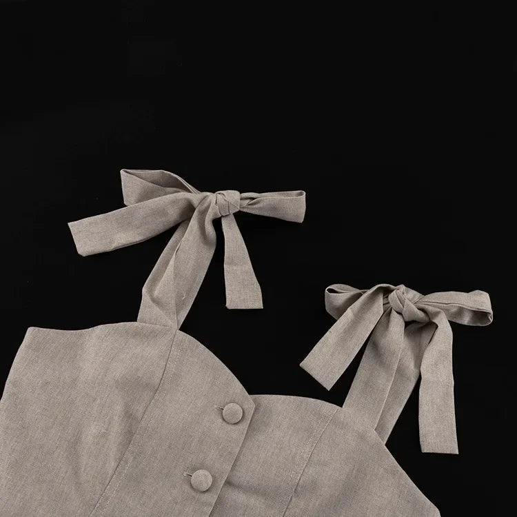 Conjunto Cardigã Top e Shorts de Poliéster Cintura Elástica Lenogue