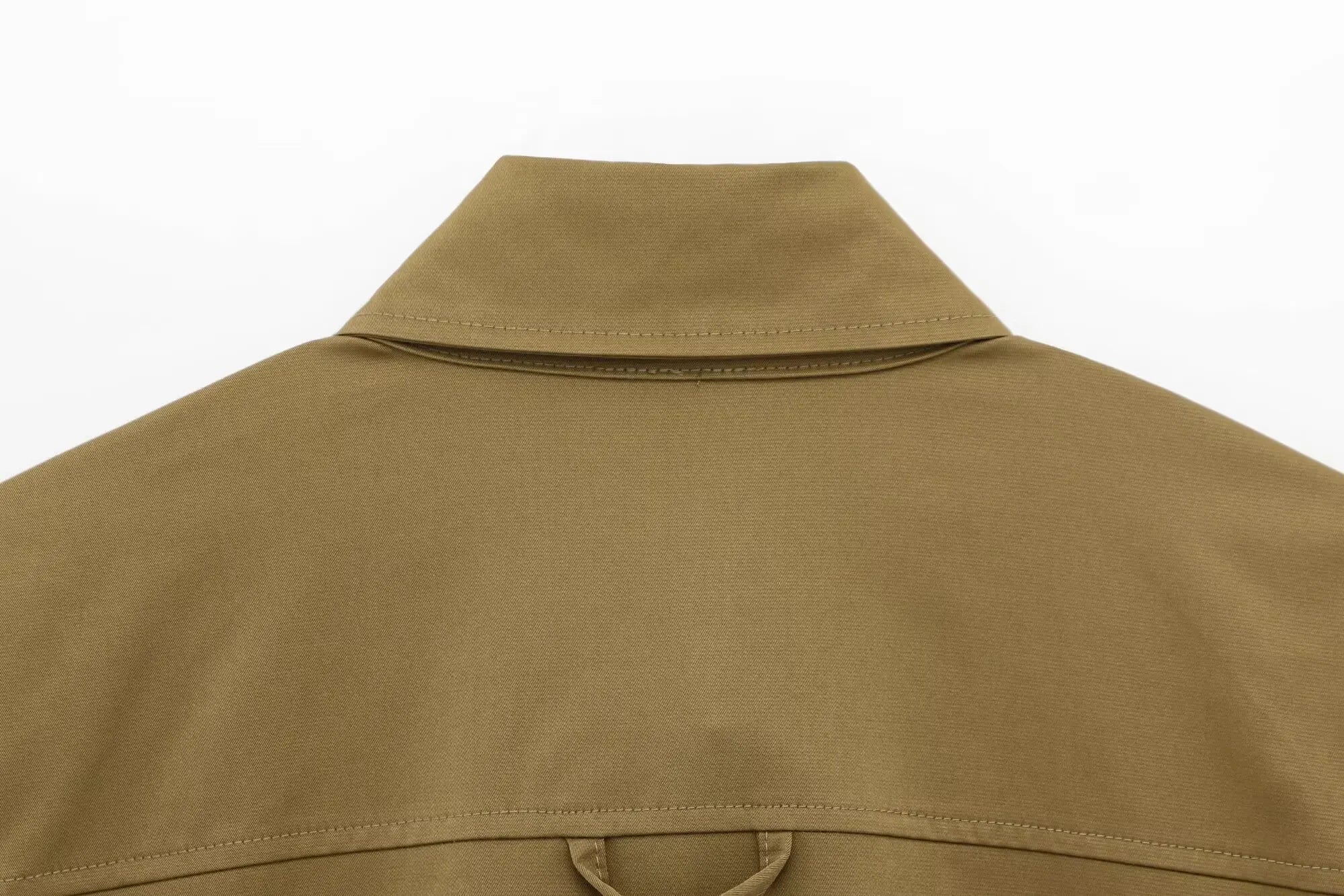 Conjunto Casual com Camisa de Bolsos e Shorts para Verão Lenogue