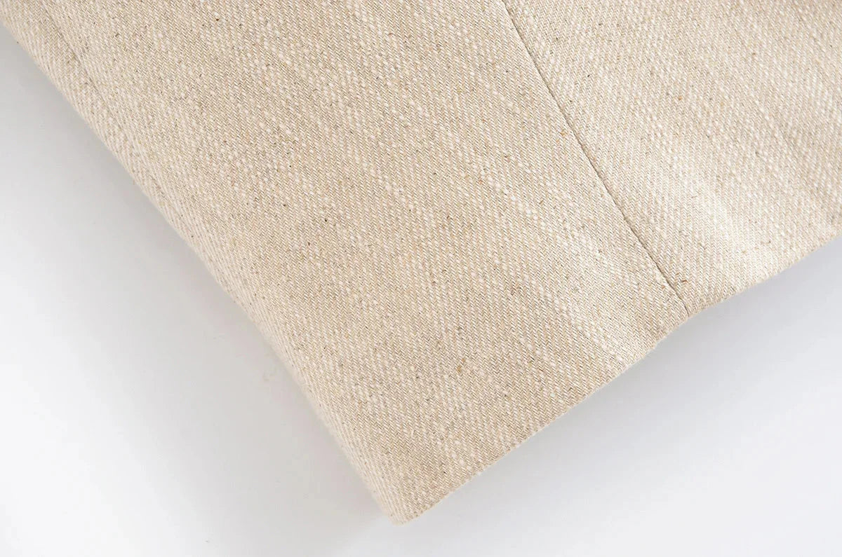 Conjunto Colete e Calça Reta de Alfaiataria Cintura Alta Lenogue