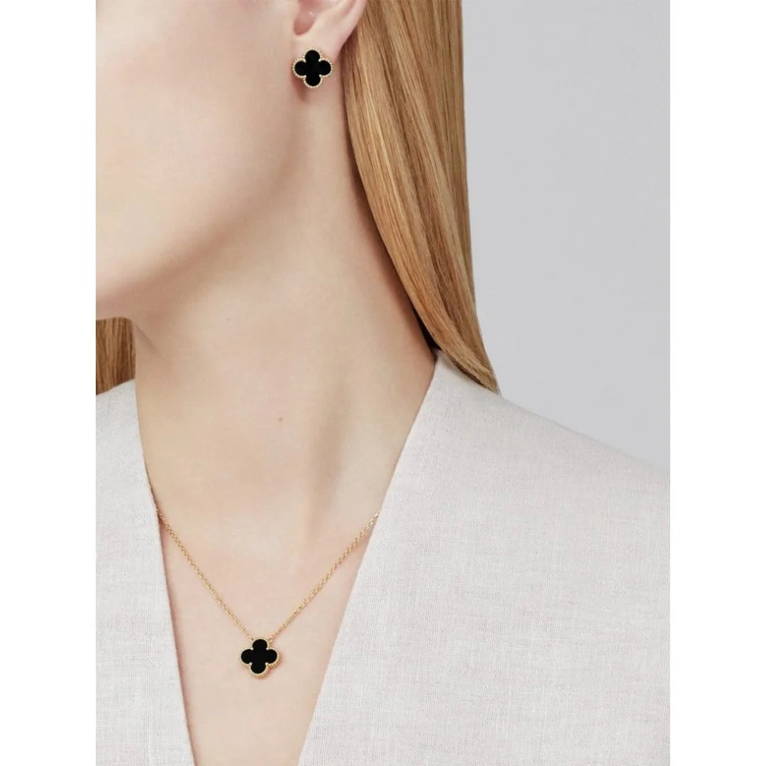 Conjunto Radiant Colar Pulseira e Brinco Alhambra Lenogue