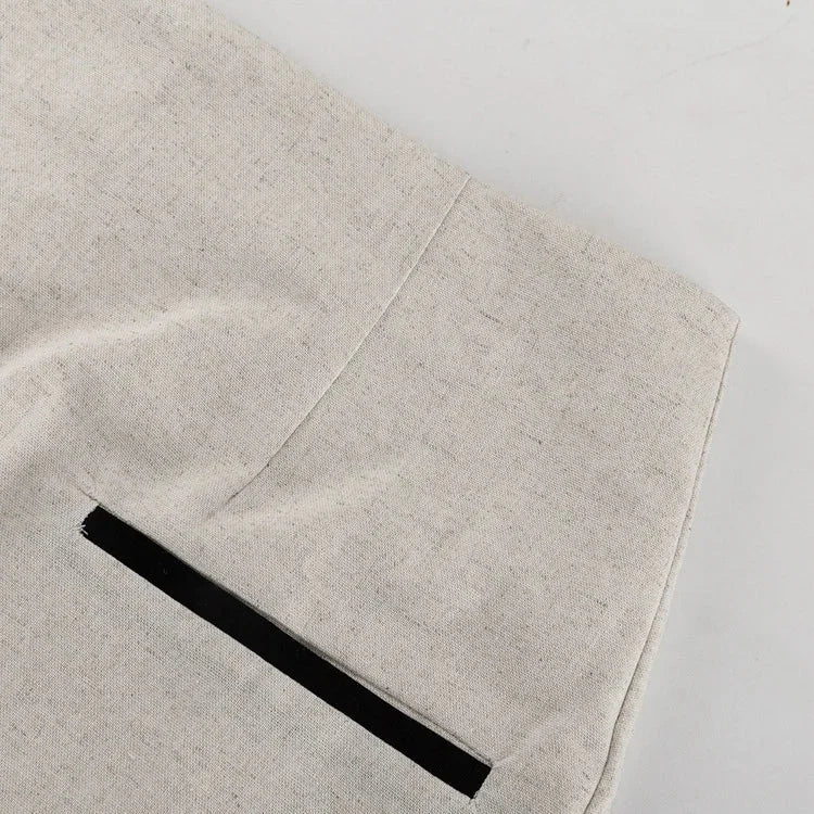 Conjunto Top Cropped e Shorts de Algodão Cintura Alta Lenogue