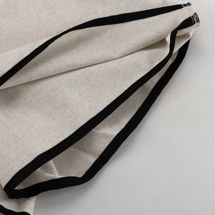 Conjunto Top Cropped e Shorts de Algodão Cintura Alta Lenogue