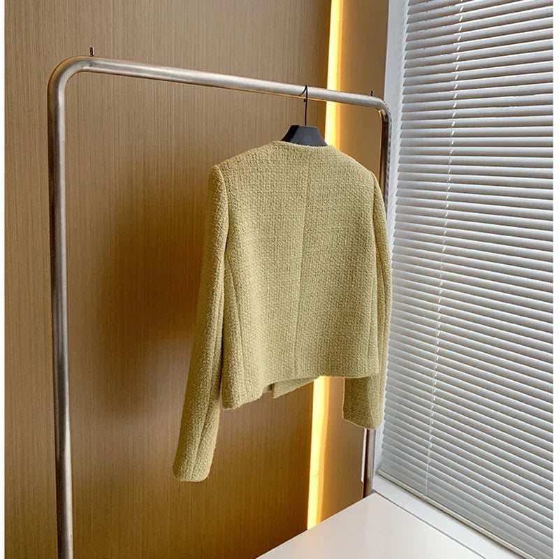 Jaqueta Alfaiataria Transpassada para Escritório Lenogue