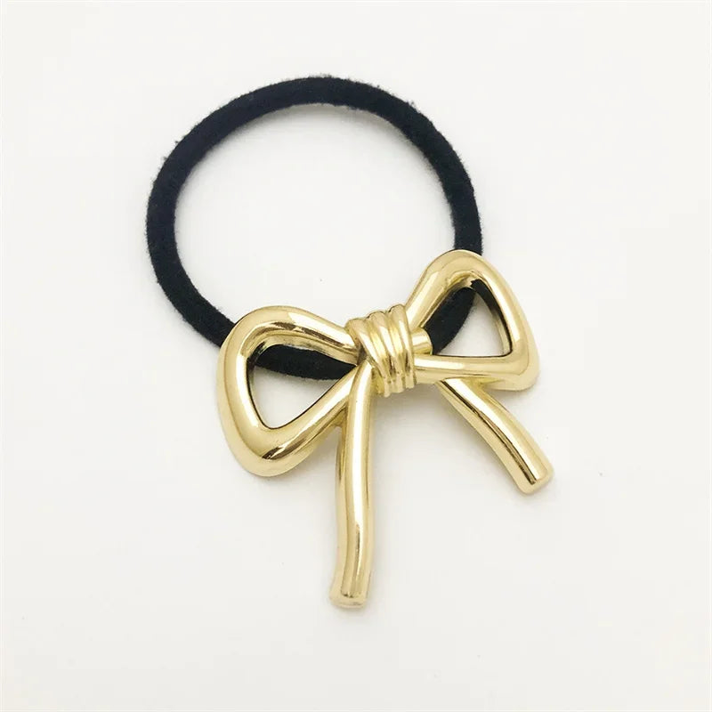 Laço de Cabelo Royal Metálico Cruzado Elástico Lenogue Mod.