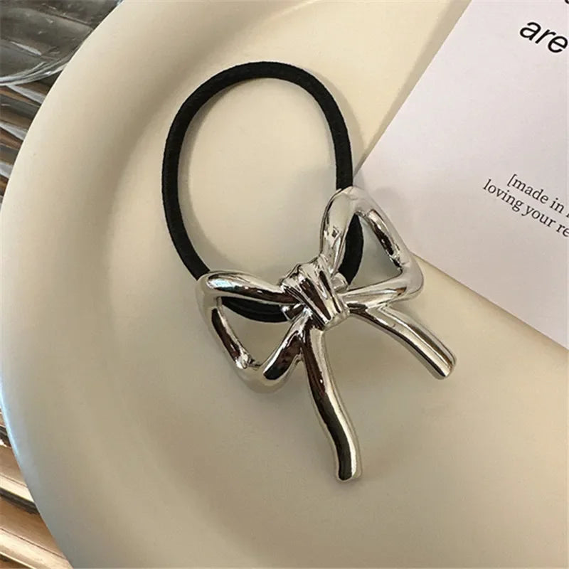 Laço de Cabelo Royal Metálico Cruzado Elástico Lenogue Mod. b