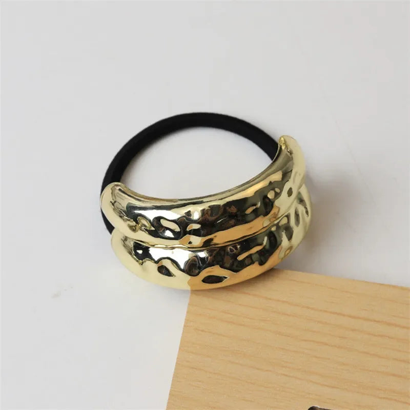 Laço de Cabelo Royal Metálico Cruzado Elástico Lenogue Mod. n