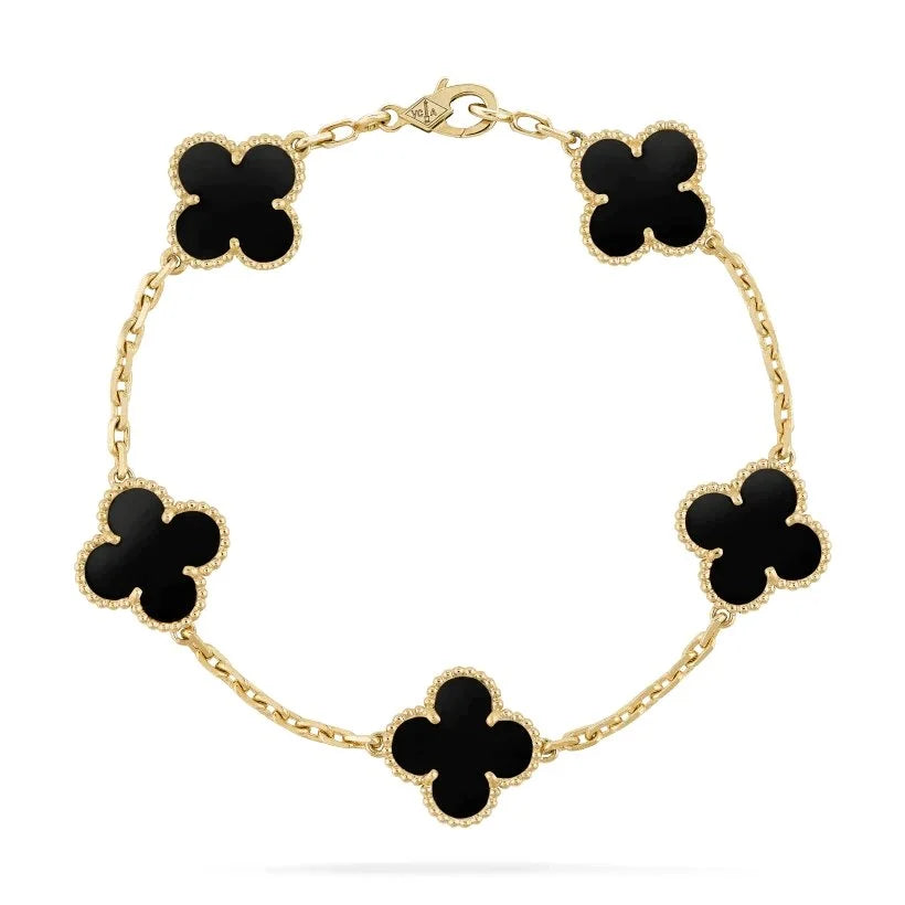 Pulseira Glamorous Vintage Alhambra 5 Trevos Lenogue