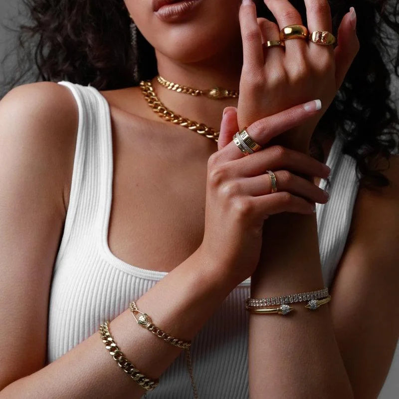 Pulseira Noble Serpente Lenogue 16cm