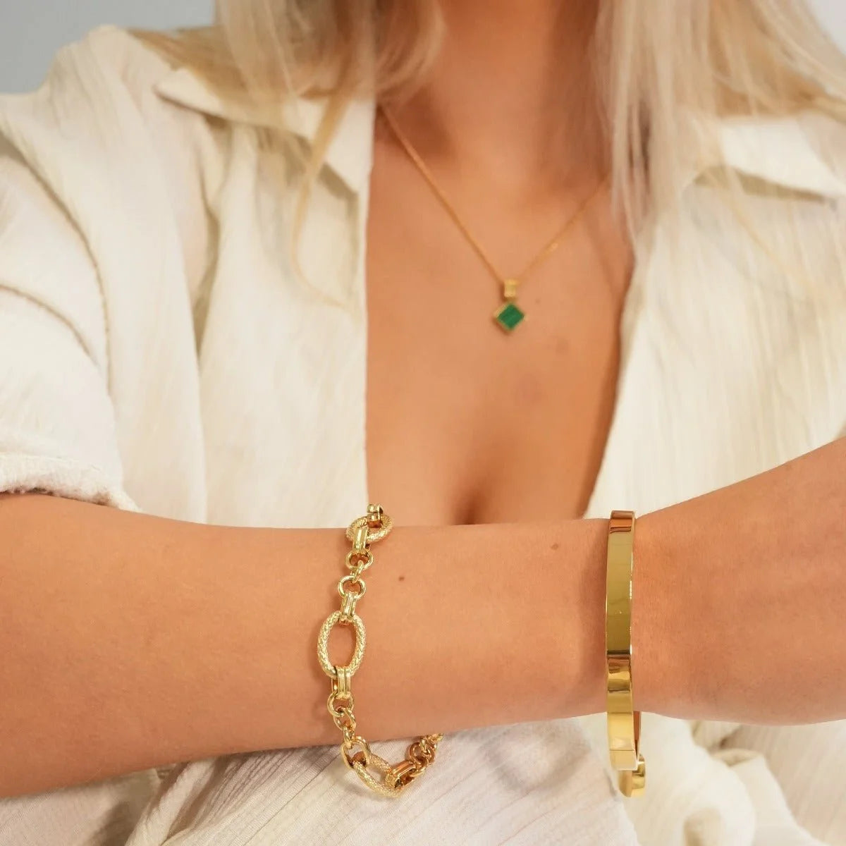 Pulseira Prestigious Lux Banhada em Ouro 18k Lenogue