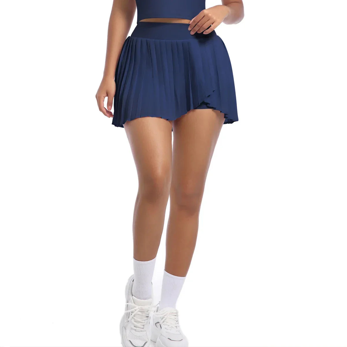 Short Saia de Nylon Tecnológico com Dupla Camada Lenogue