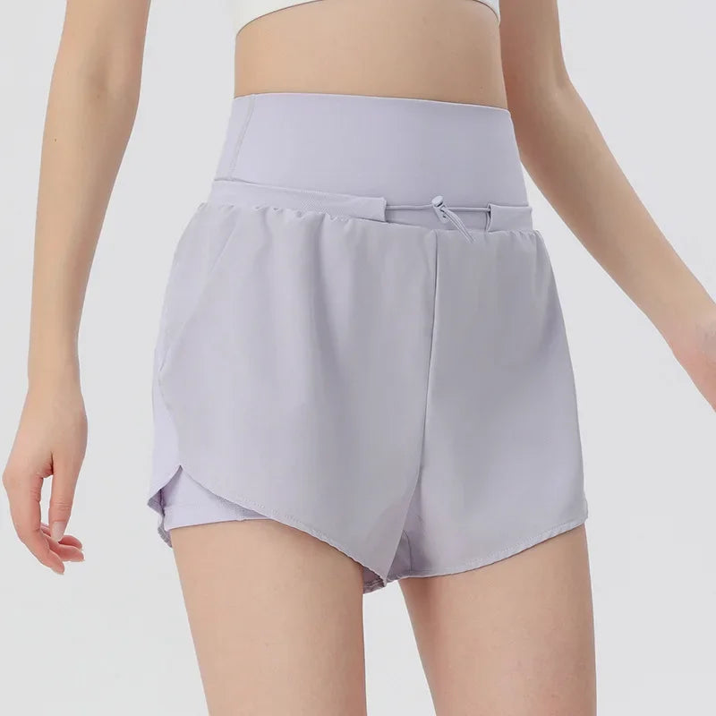 Shorts de Malha Tecnológica Secagem Rápida com Elastano Lenogue Roxo / p