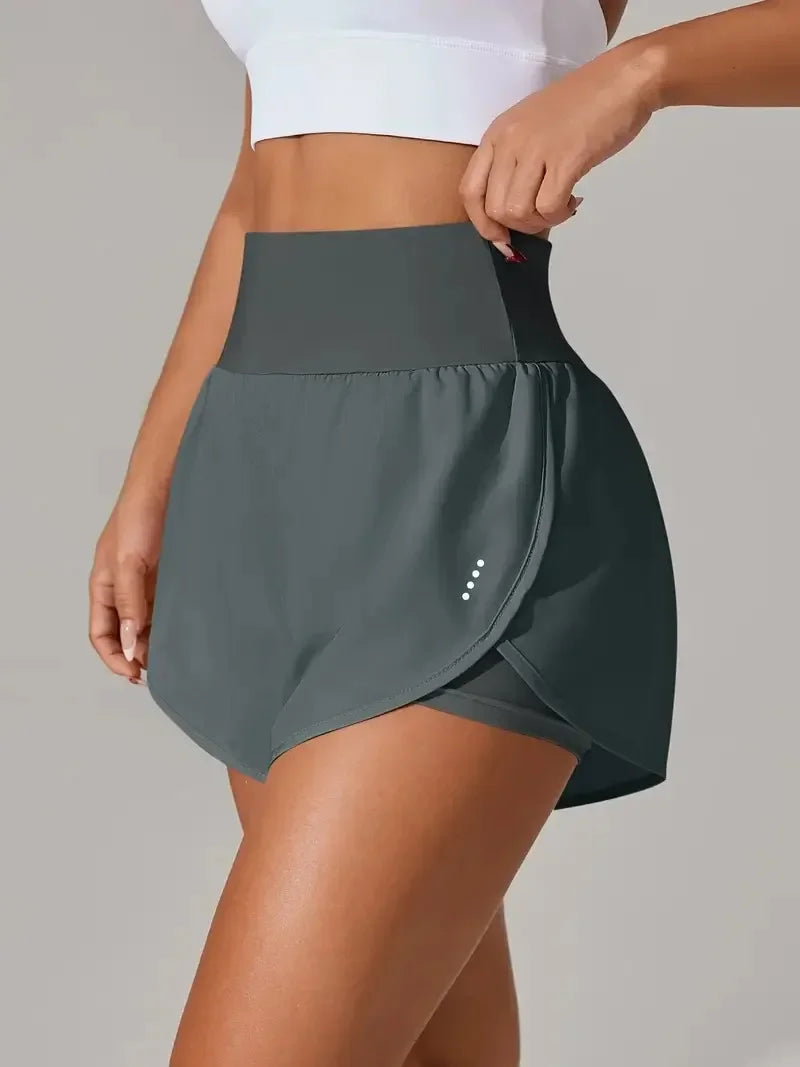 Shorts de Nylon Tecnológico Dupla Camada Secagem Rápida Lenogue