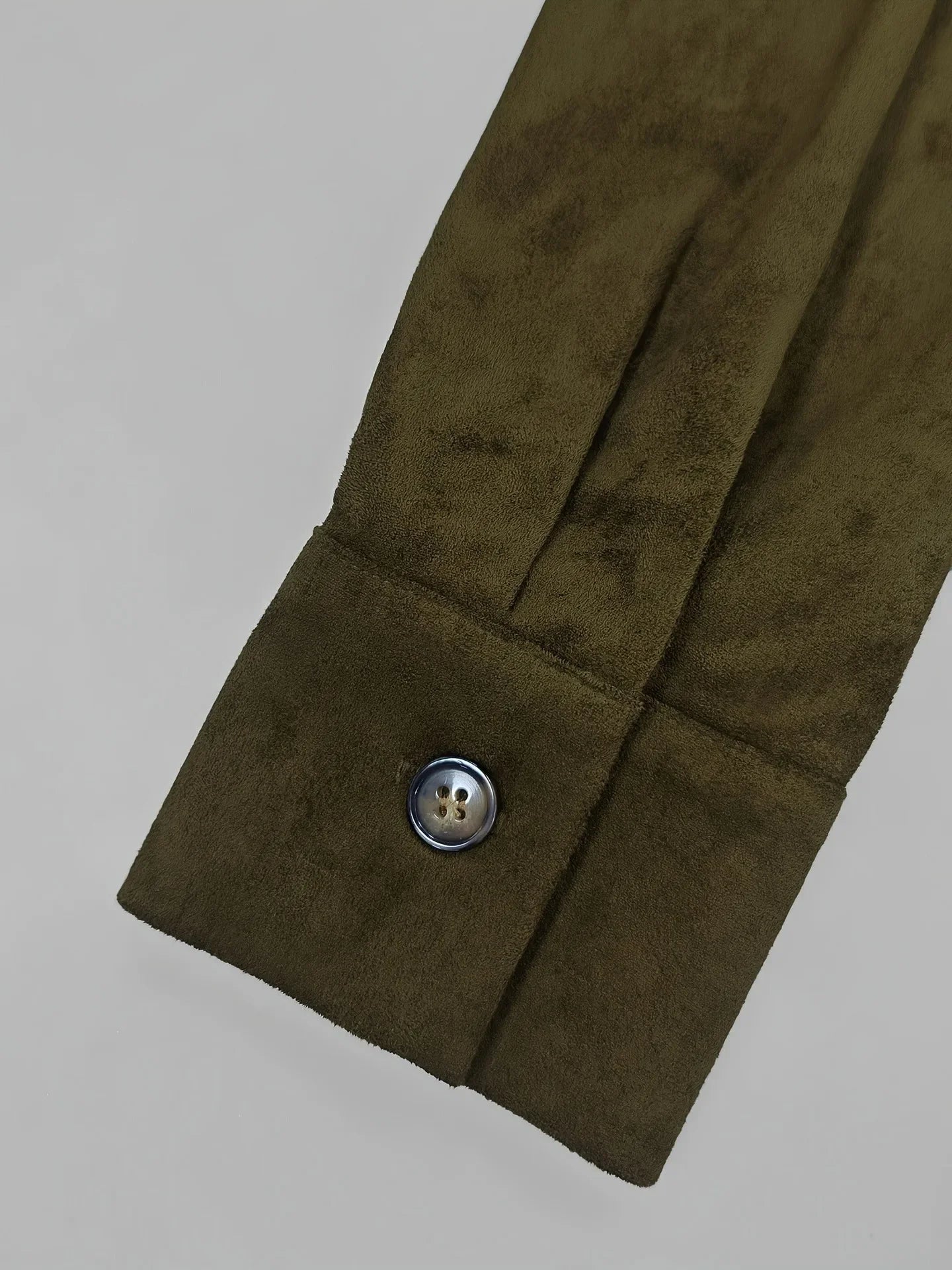 Vestido Curto Manga Longa Gola Lapela Cinto Slim élégant Lenogue