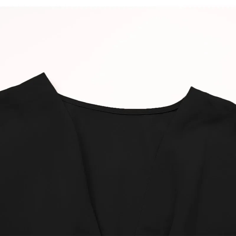 Vestido Midi Envelope Tubinho Decote v Franzido Lenogue