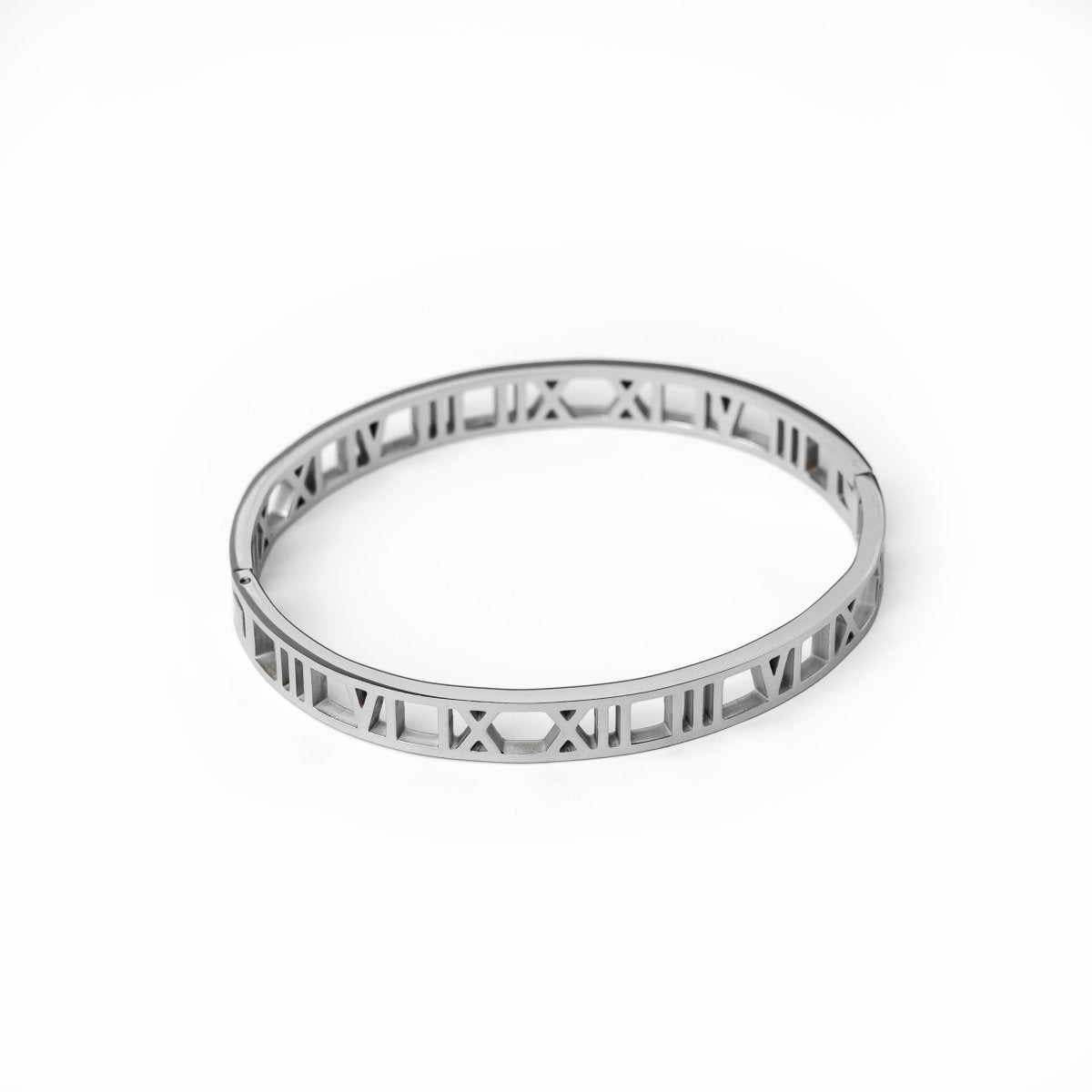 Bracelete Pure Numeral Romanos Prata Lenogue