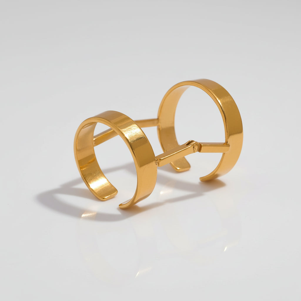 Anel Divine Articulado Ajustável Lenogue Ouro