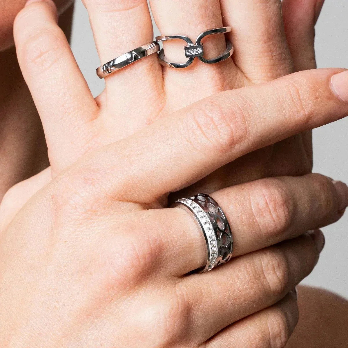 Anel Divine Ternura Prata Lenogue