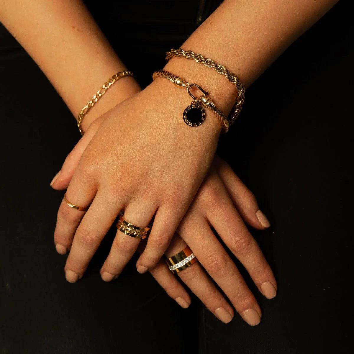 Anel Imperial Génova Lenogue Ouro / 14