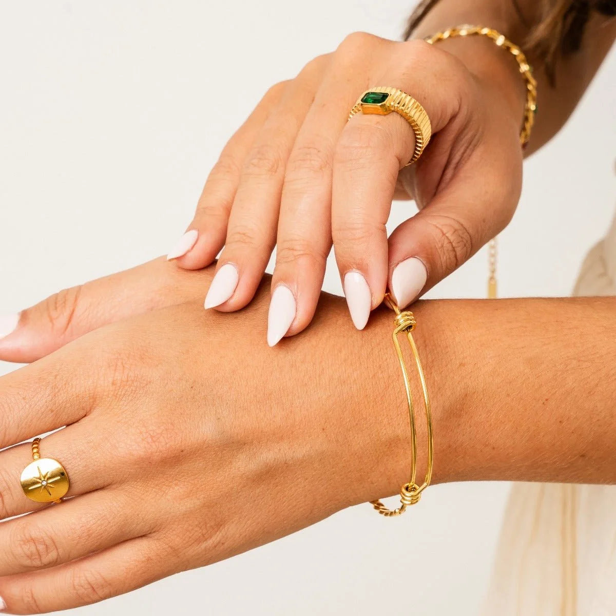 Anel Noble Capri Esmeralda Lenogue