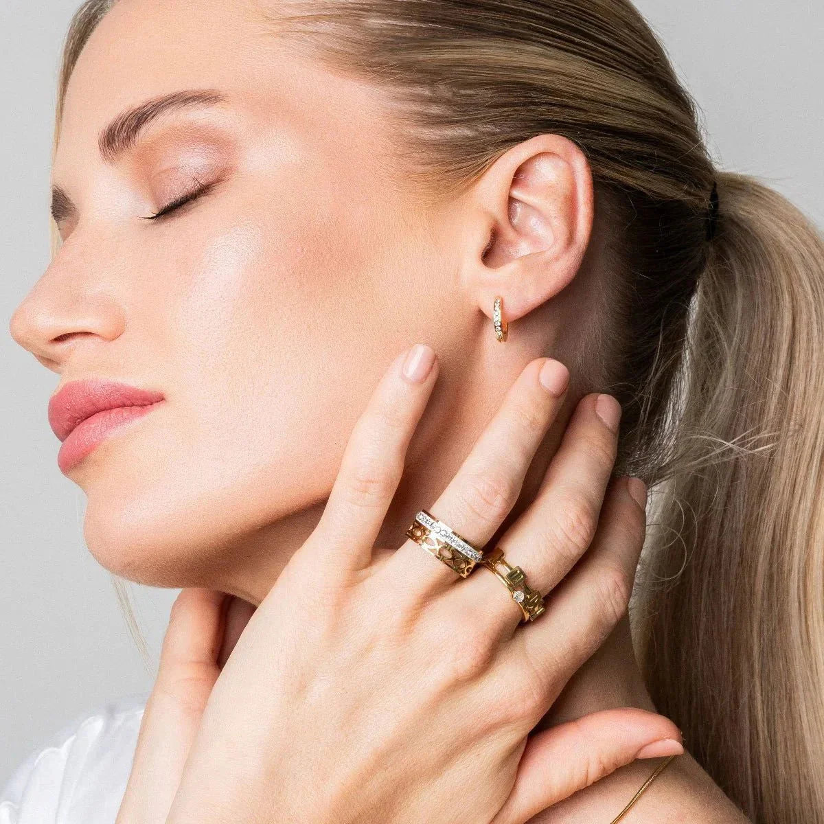 Anel Noble Mosaico Lenogue