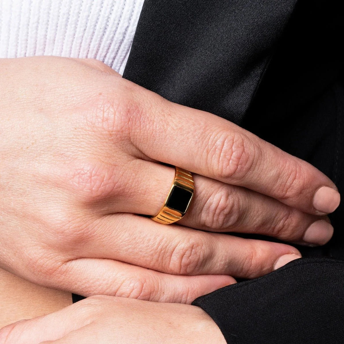 Anel Prestigious Noir Lenogue