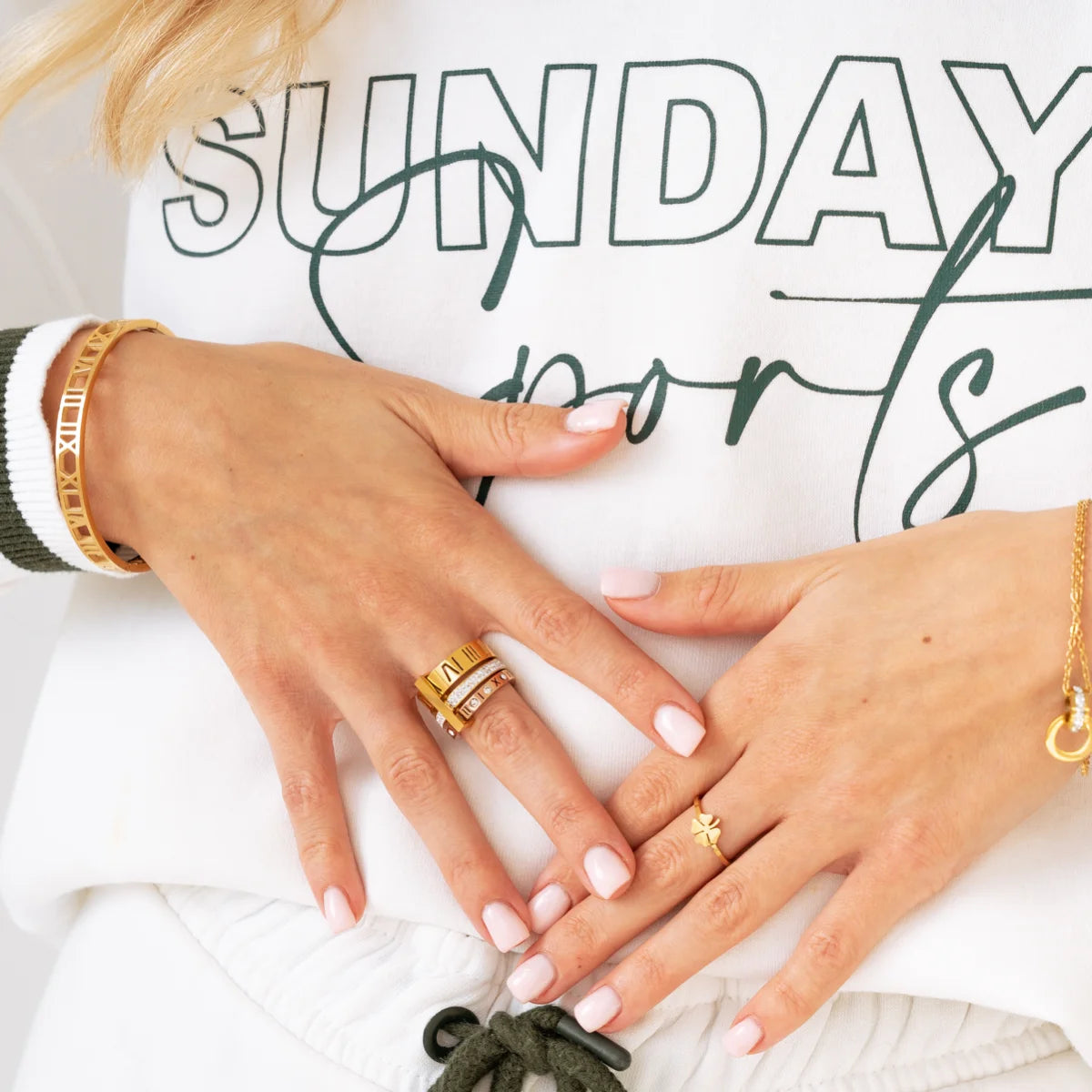 Anel Pure Aro Triplo Algarismo Romano Lenogue