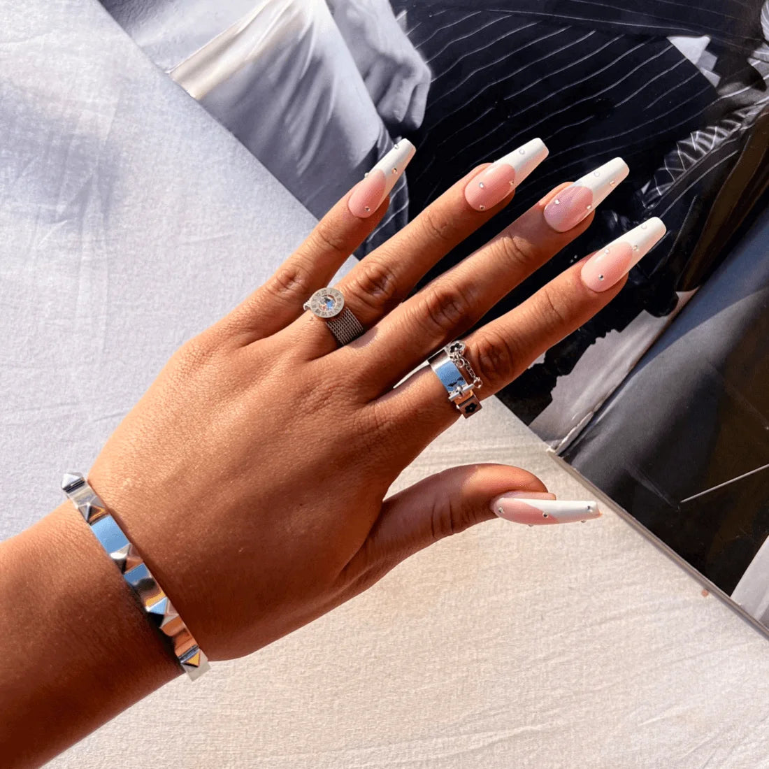 Anel Radiant Charme Prata Lenogue / 14