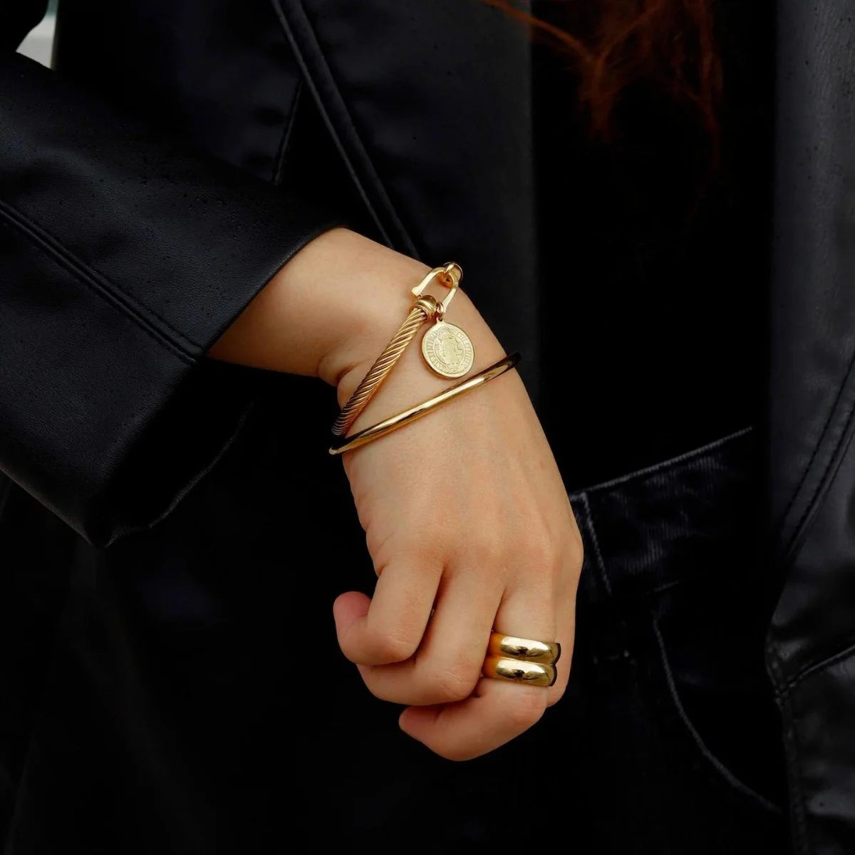 Anel Radiant Double Chunky Lenogue Ouro / 14