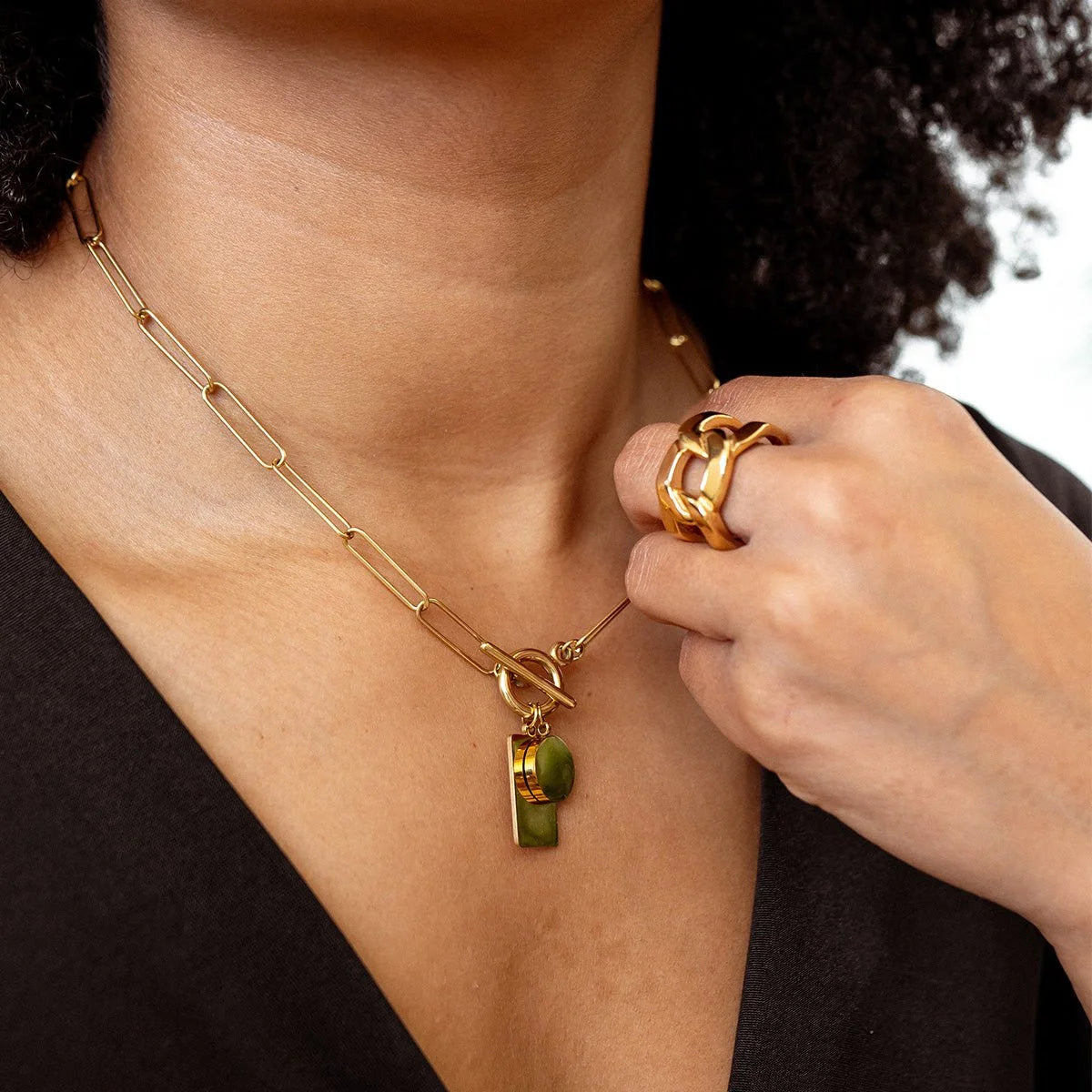 Anel Radiant Elo Duplo Lenogue