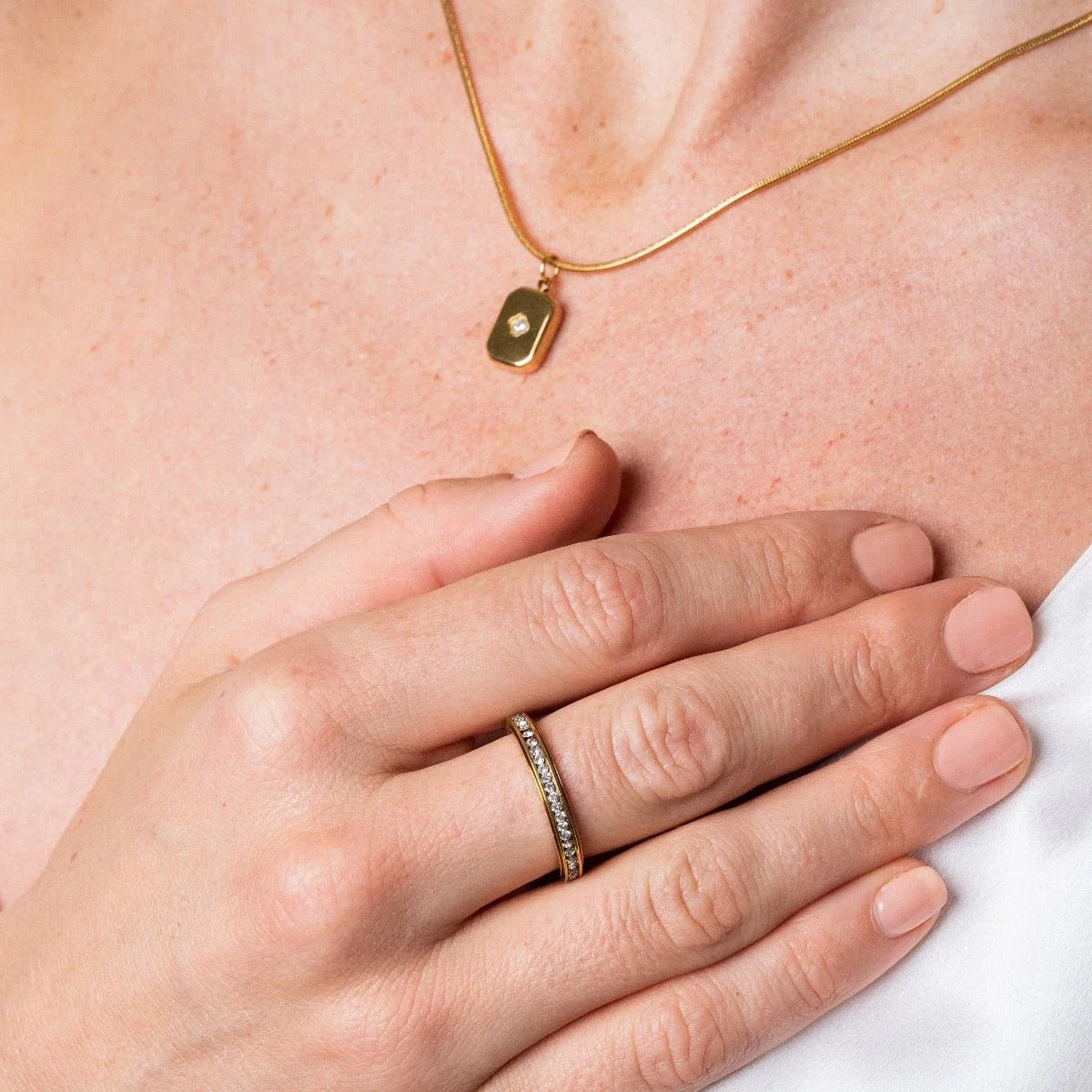 Anel Royal Brilhante Rotativo Lenogue