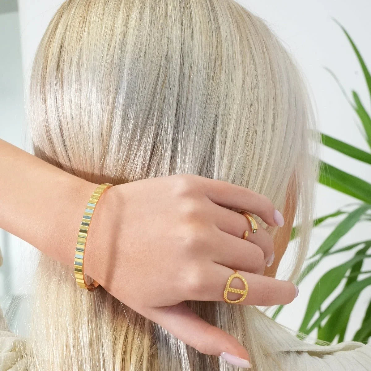 Anel Royal éclat Ajustável Lenogue Ouro