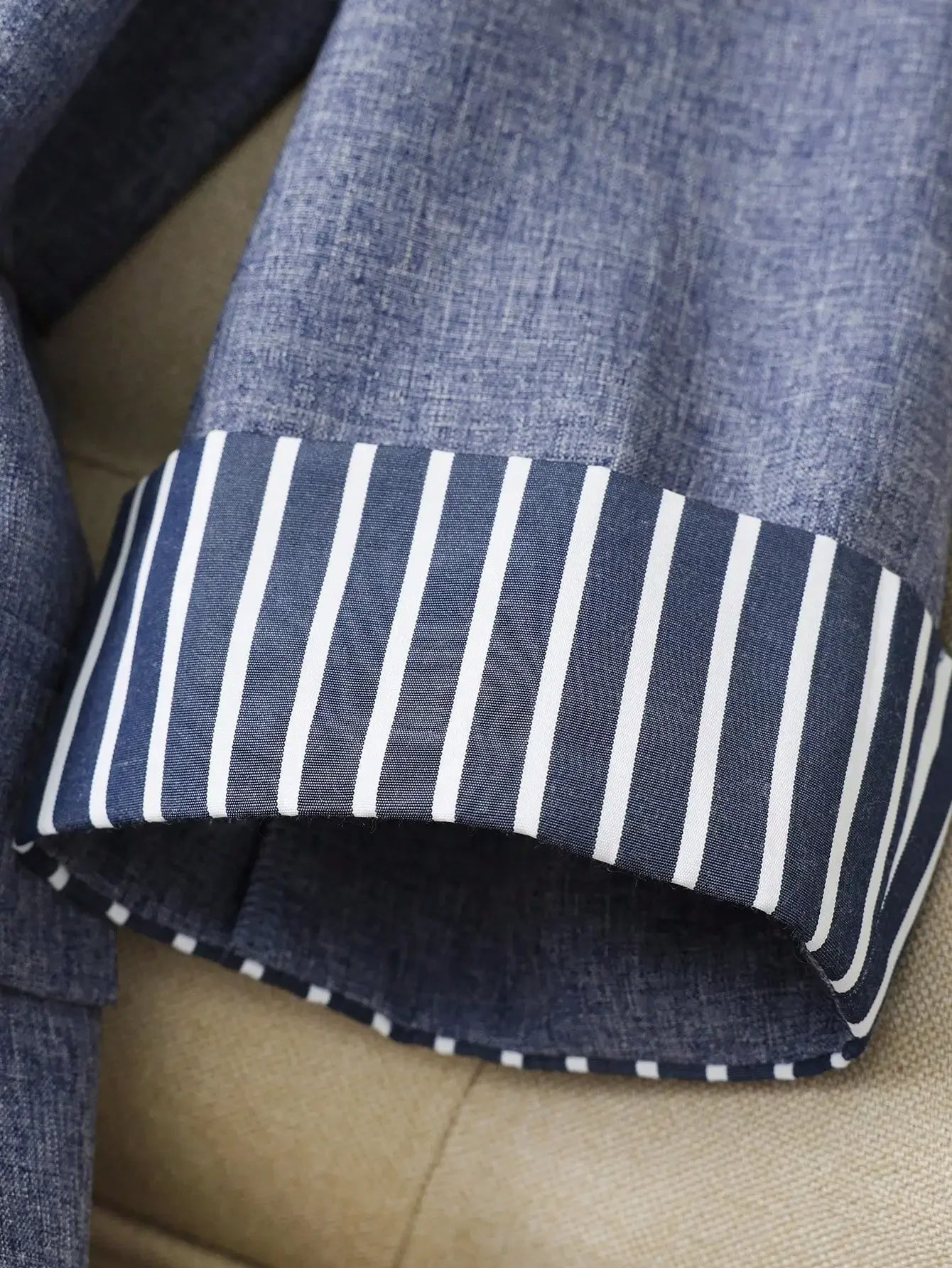 Blazer de Alfaiataria Estruturado Botão único Lenogue