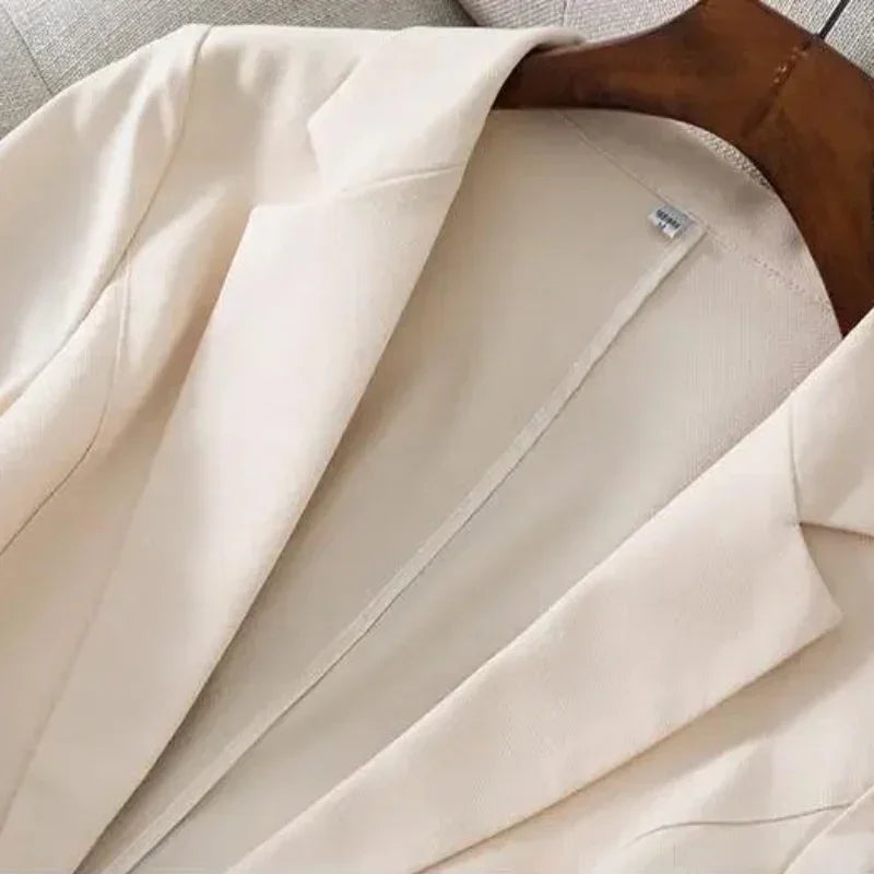 Blazer de Alfaiataria Slim Botão único Lenogue